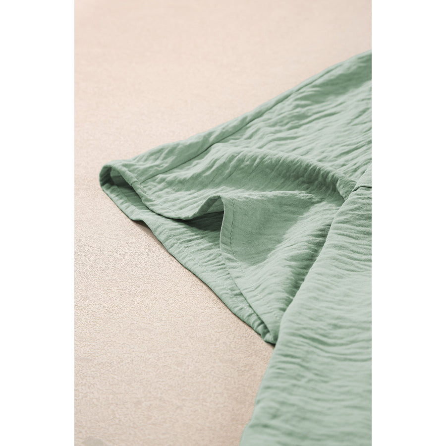 Half Button Collared Neck Romper Apparel and Accessories