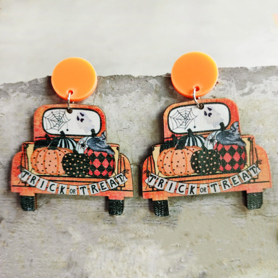 Halloween Drop Earrings Style B / One Size