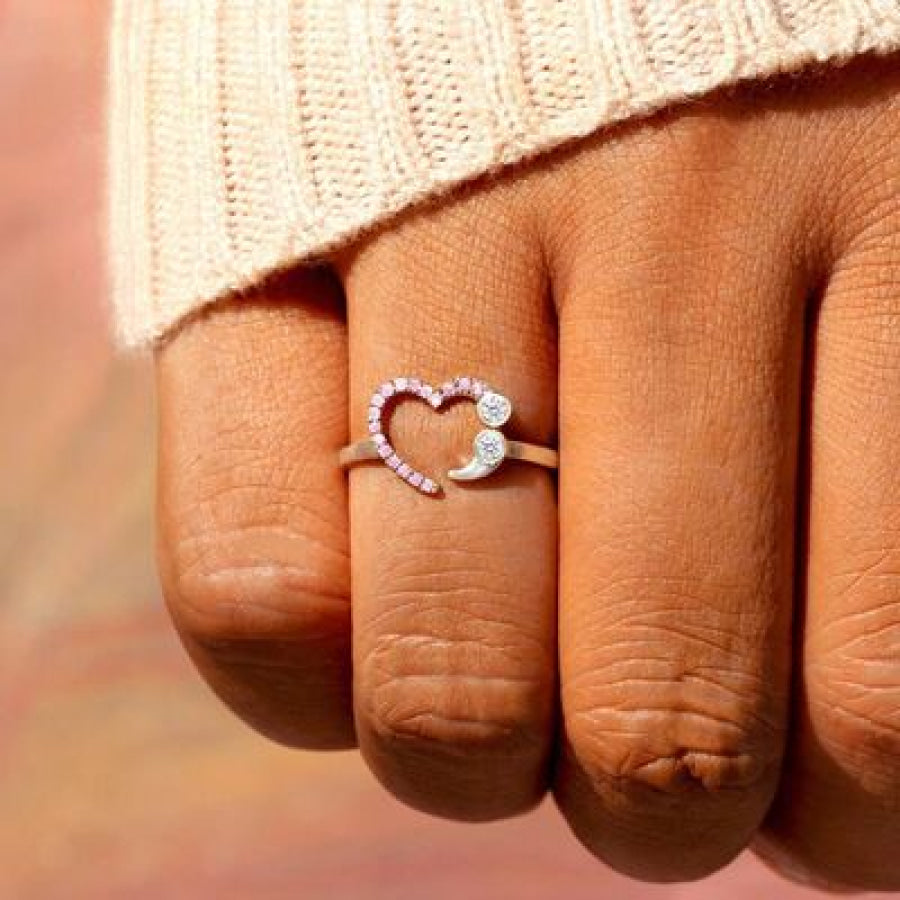 Heart Shape 925 Sterling Silver Ring Clothing