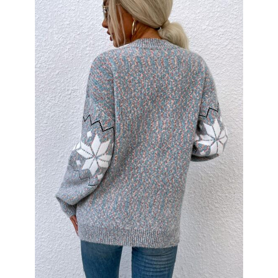 Heathered Pocketed Button Up Cardigan Shirts & Tops