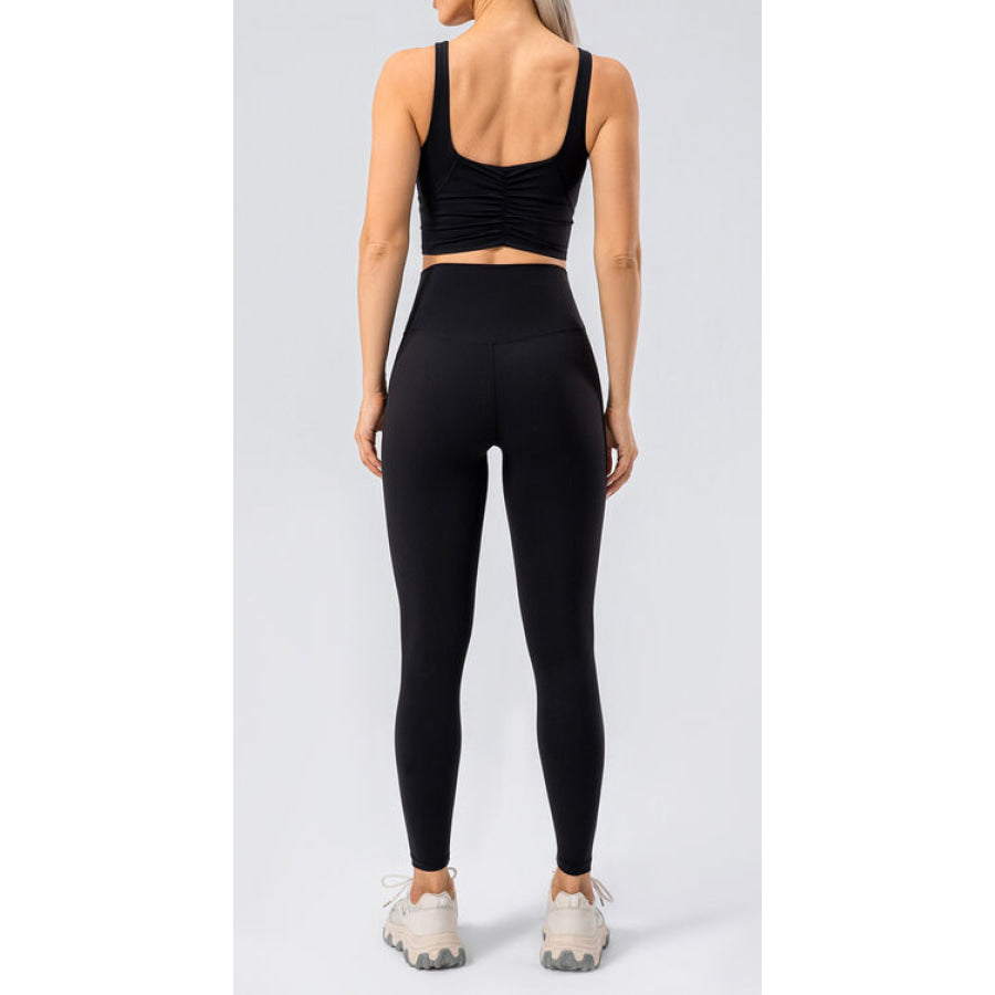 High Waist Active Leggings Clothing