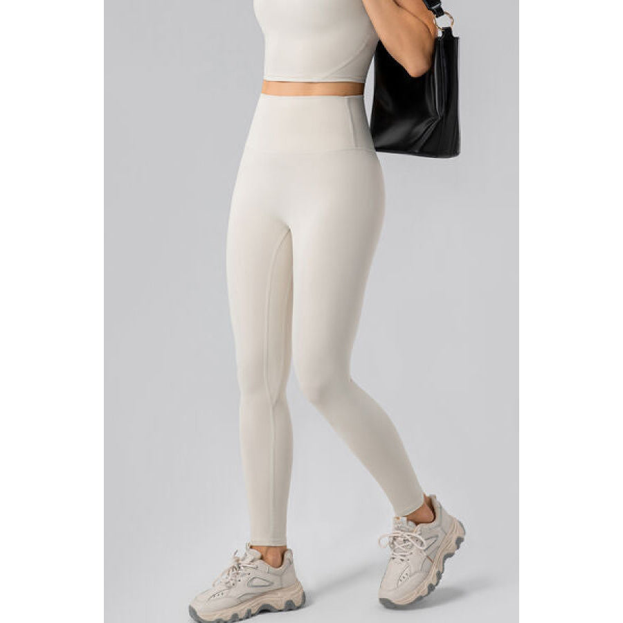 High Waist Active Leggings Clothing