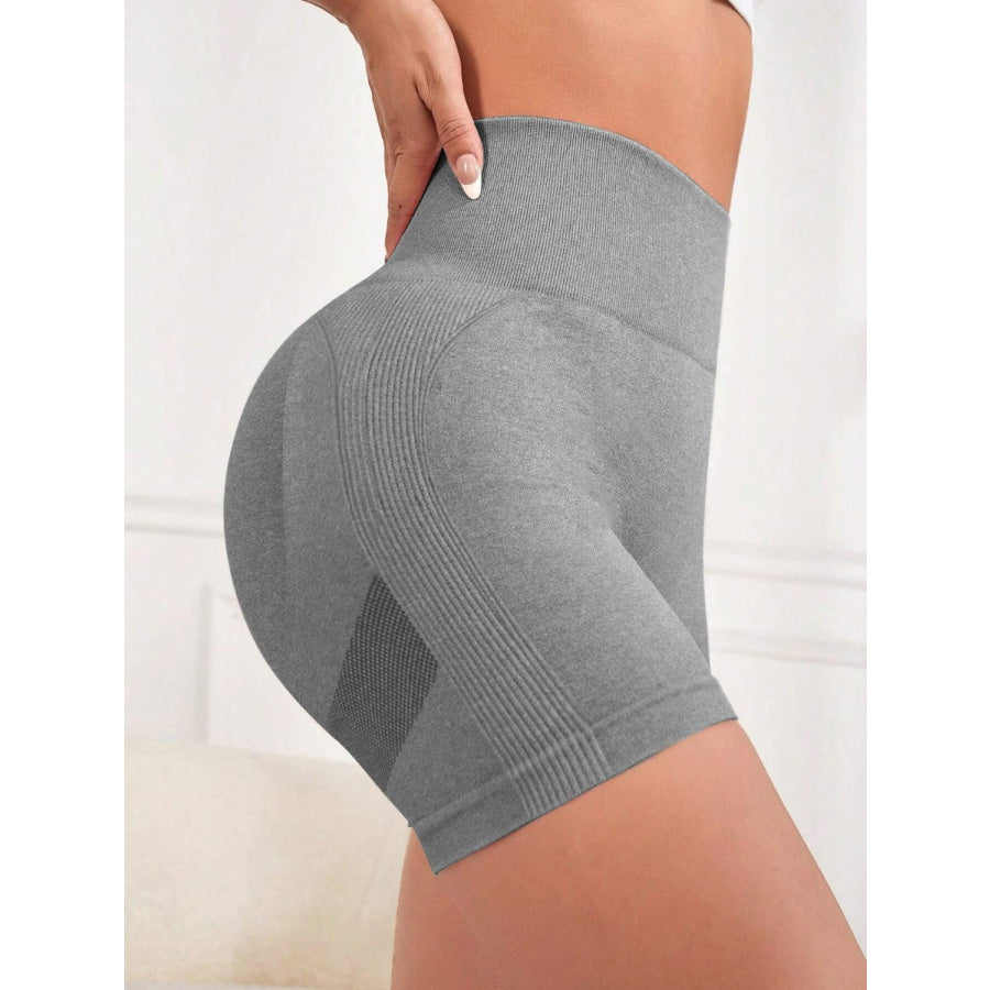 High Waist Active Shorts Apparel and Accessories