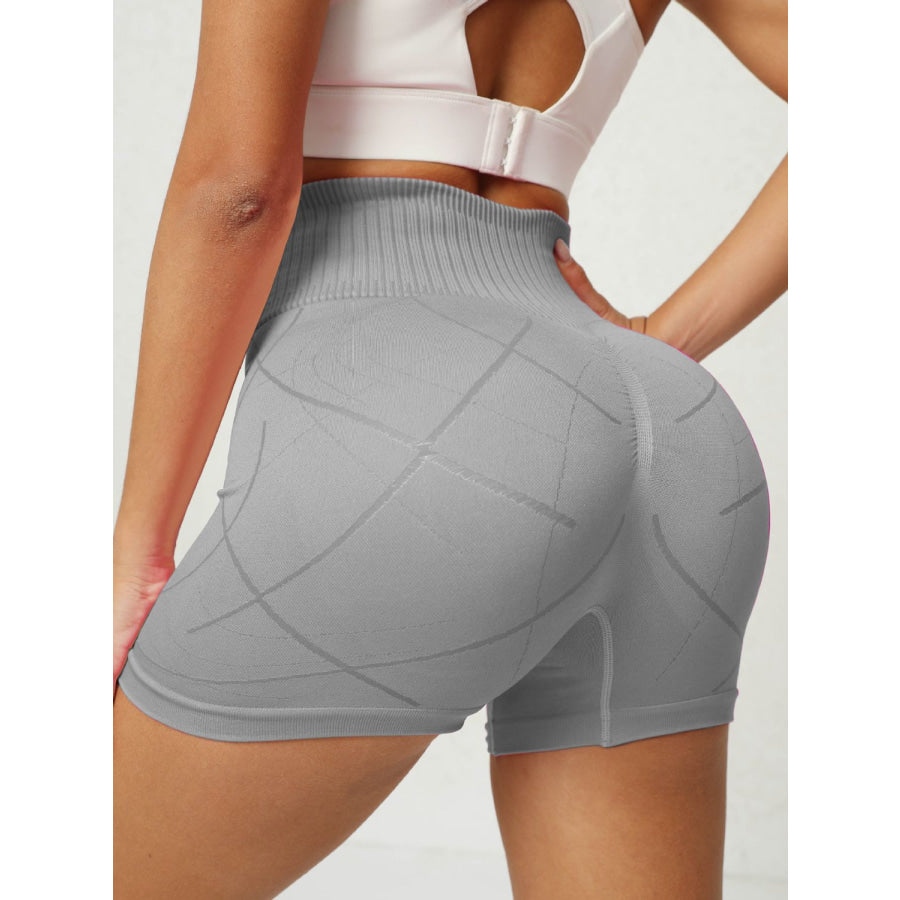 High Waist Active Shorts Apparel and Accessories