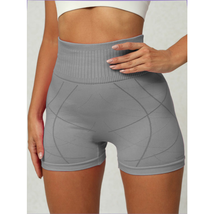 High Waist Active Shorts Apparel and Accessories
