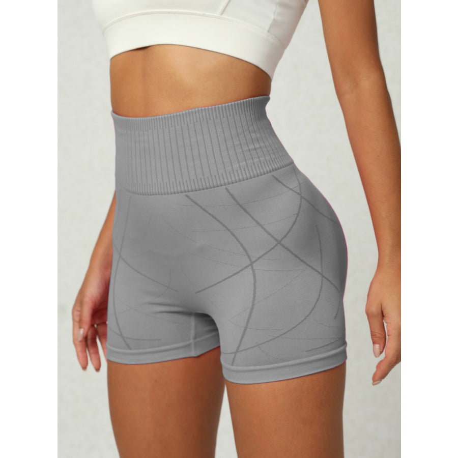 High Waist Active Shorts Apparel and Accessories
