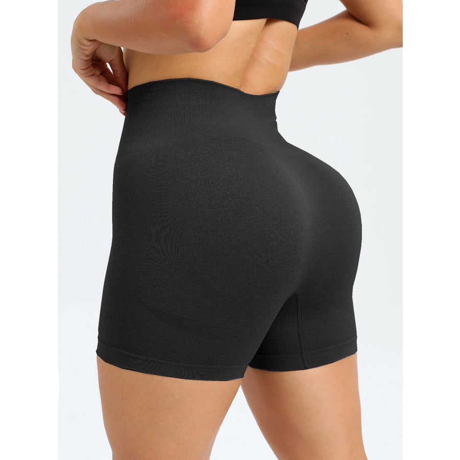 High Waist Active Shorts Apparel and Accessories