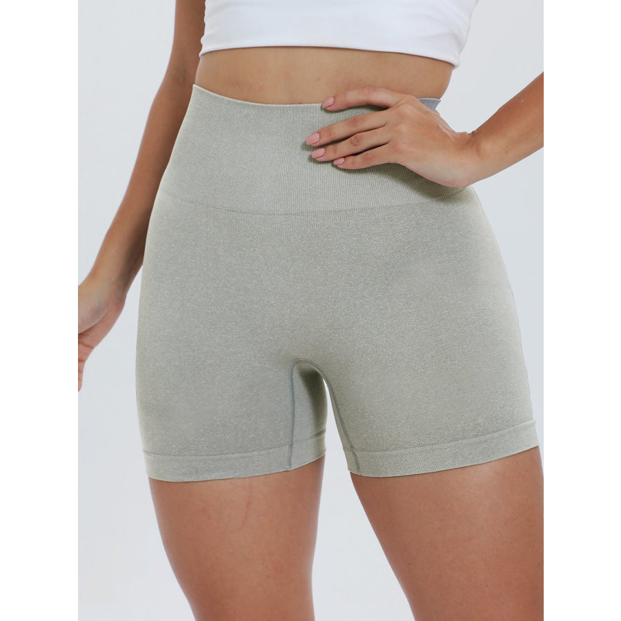 High Waist Active Shorts Apparel and Accessories
