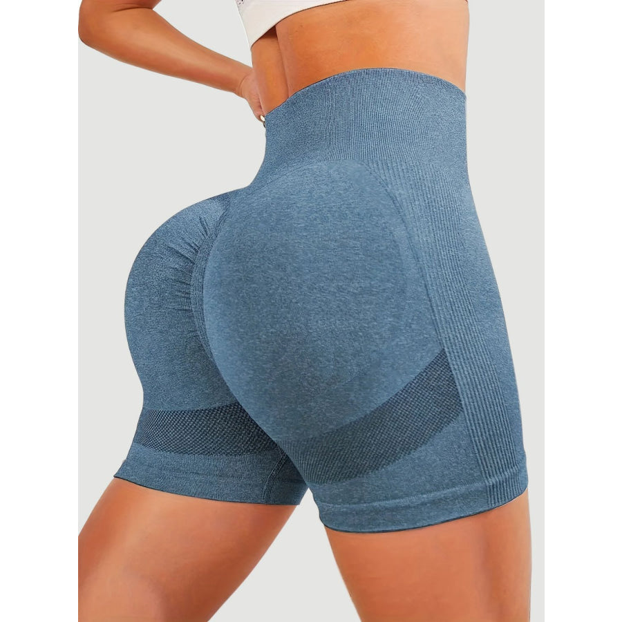 High Waist Active Shorts Apparel and Accessories