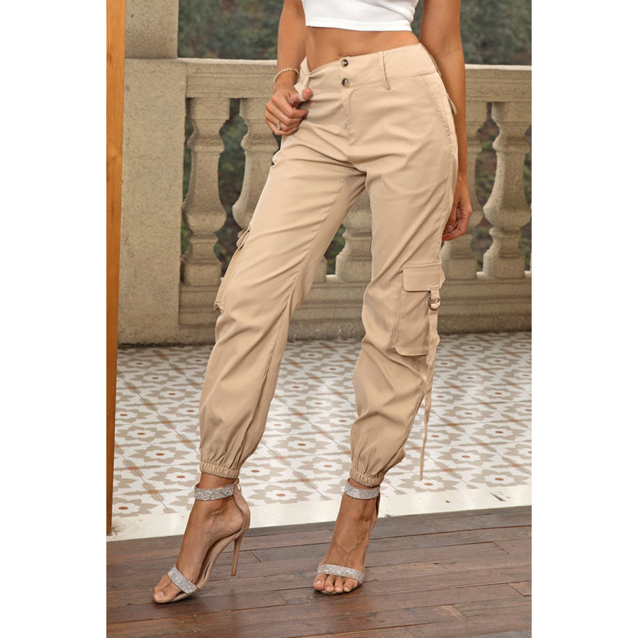 High Waist Cargo Pants