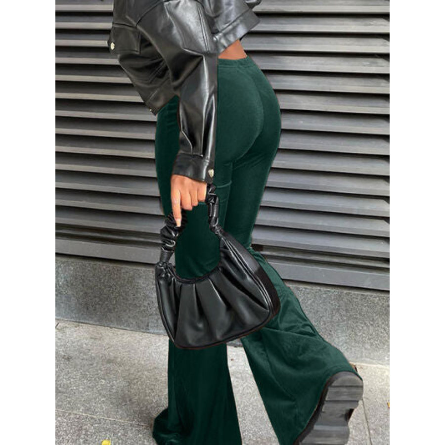 High Waist Flare Pants Apparel and Accessories