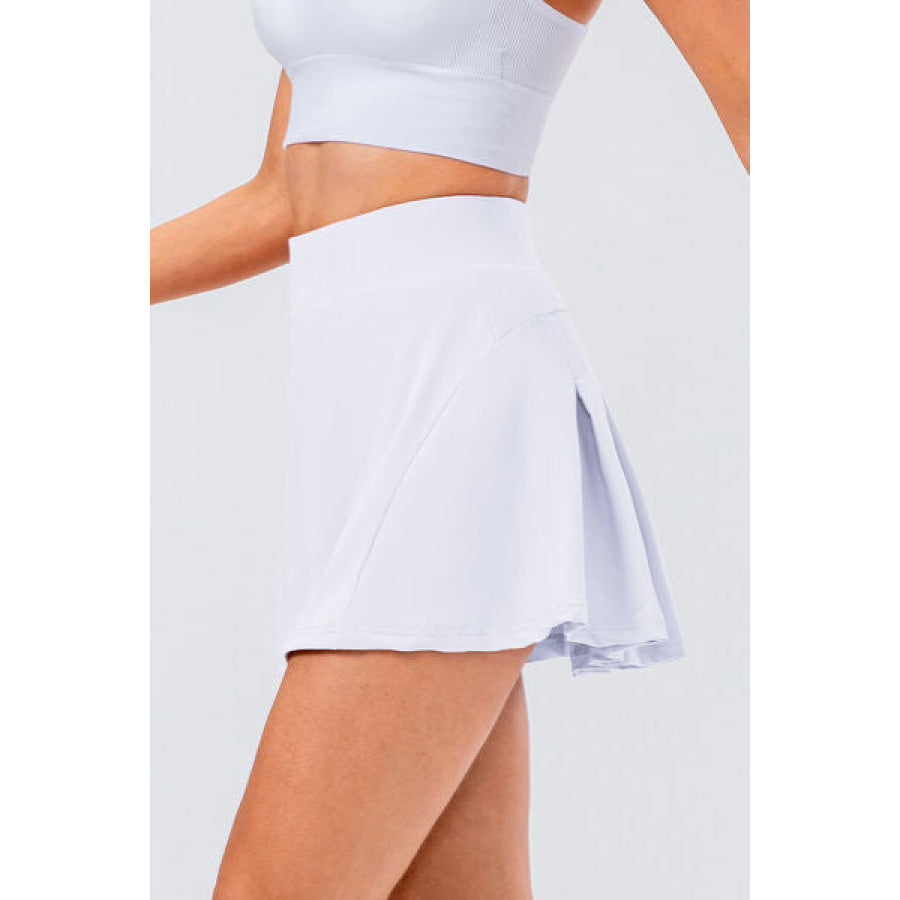 High Waist Pleated Active Skirt Clothing