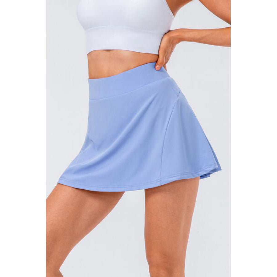 High Waist Pleated Active Skirt Clothing