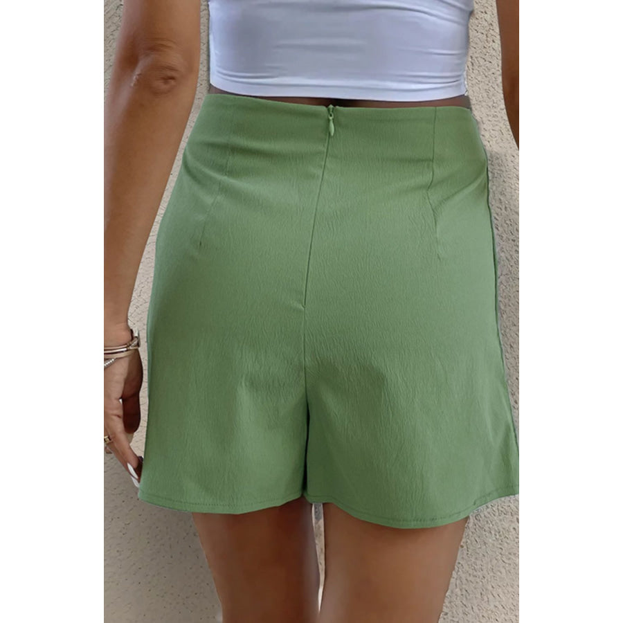 High Waist Skort Green / S Apparel and Accessories