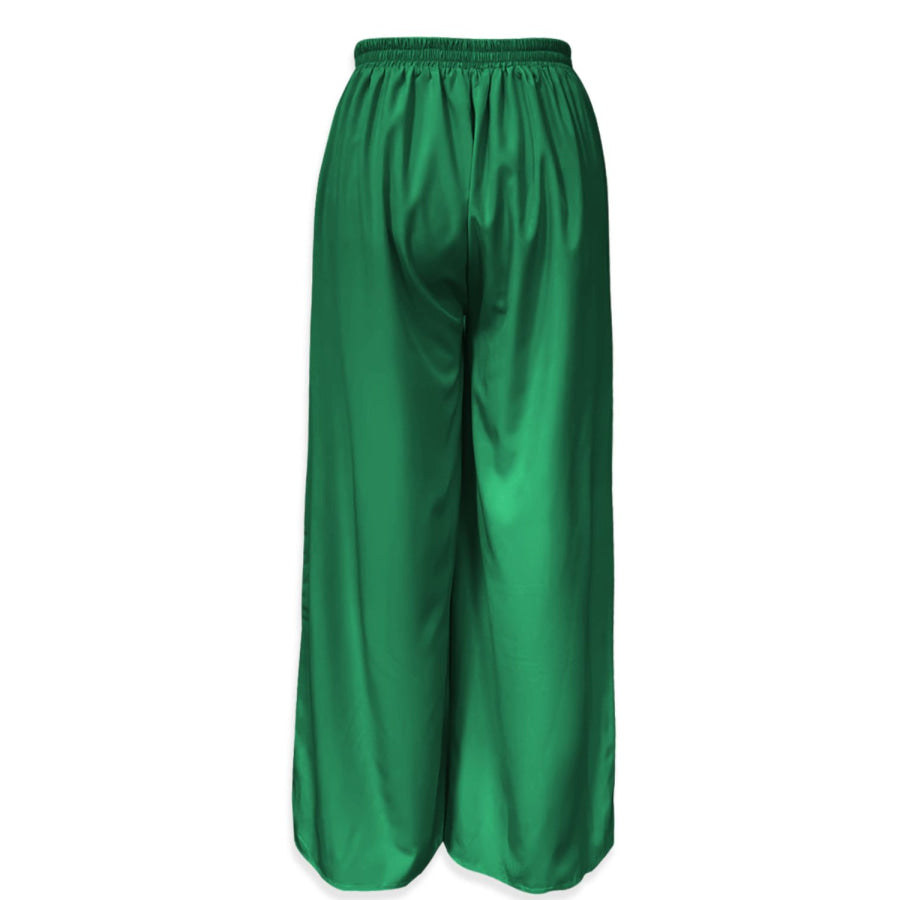 High Waist Wide Leg Pants Apparel and Accessories