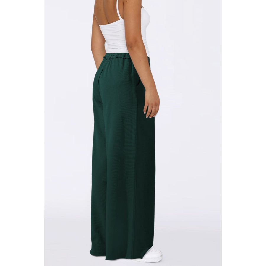 High Waist Wide Leg Pants Apparel and Accessories