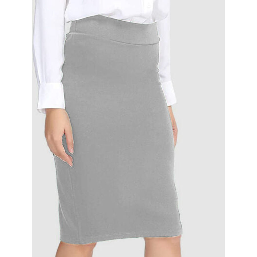 High Waist Wrap Skirt Apparel and Accessories