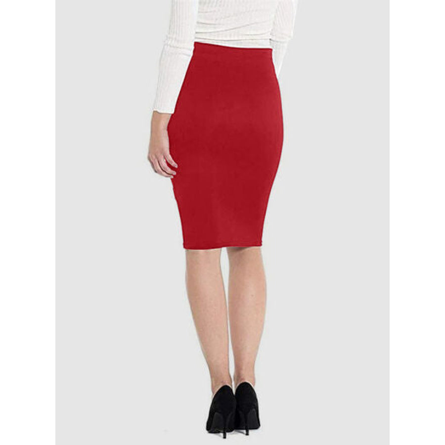High Waist Wrap Skirt Apparel and Accessories