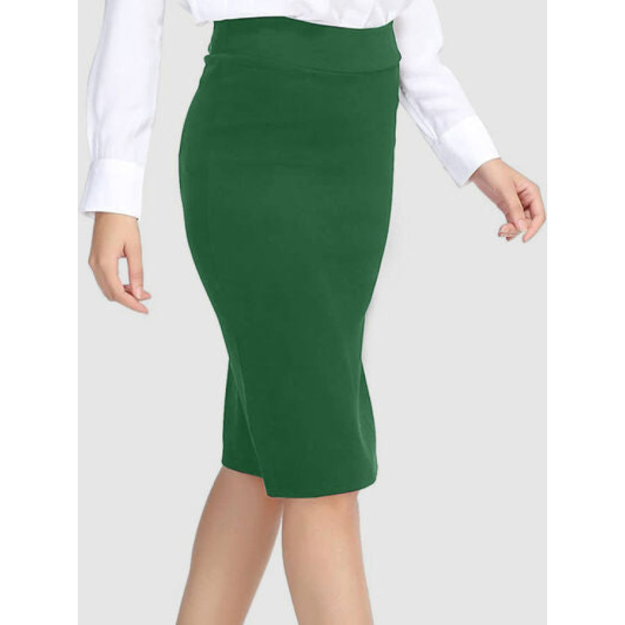 High Waist Wrap Skirt Apparel and Accessories