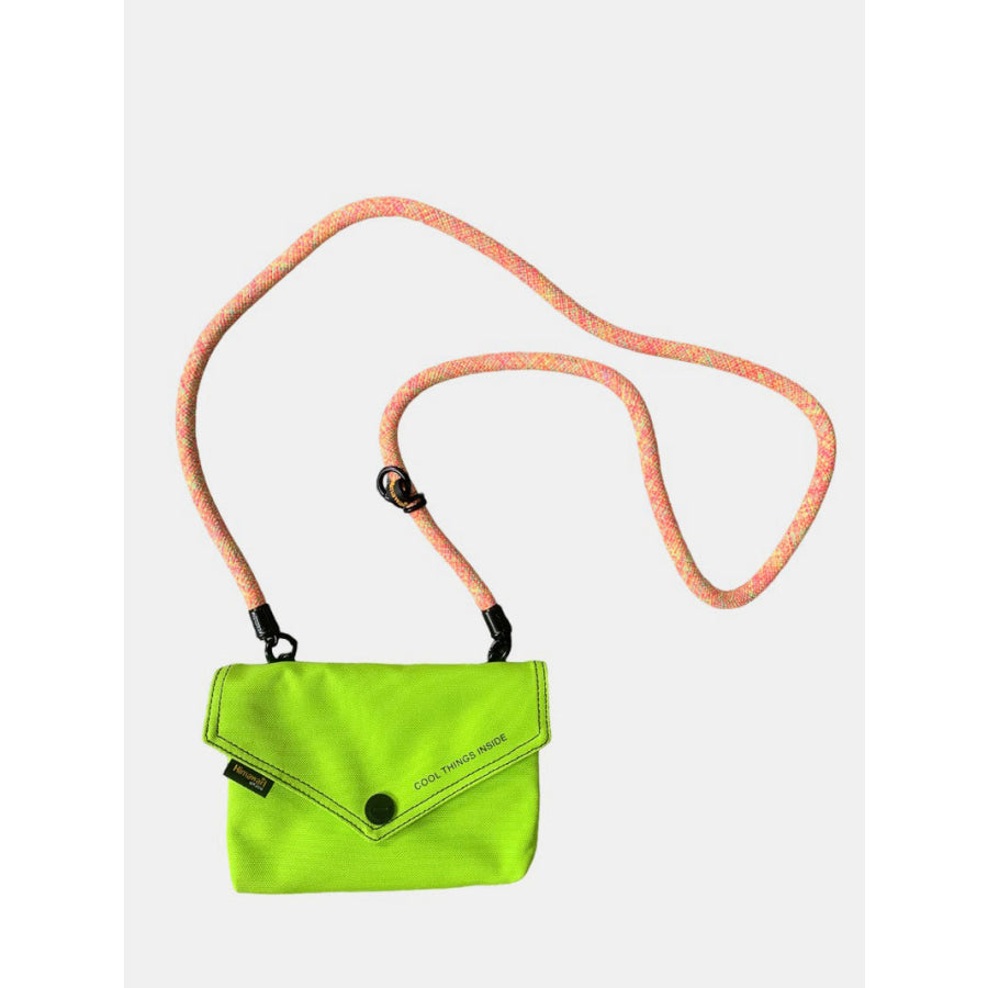Himawari Solid Color Envelope Shape Crossbody Bag with Removable Strap Apparel and Accessories