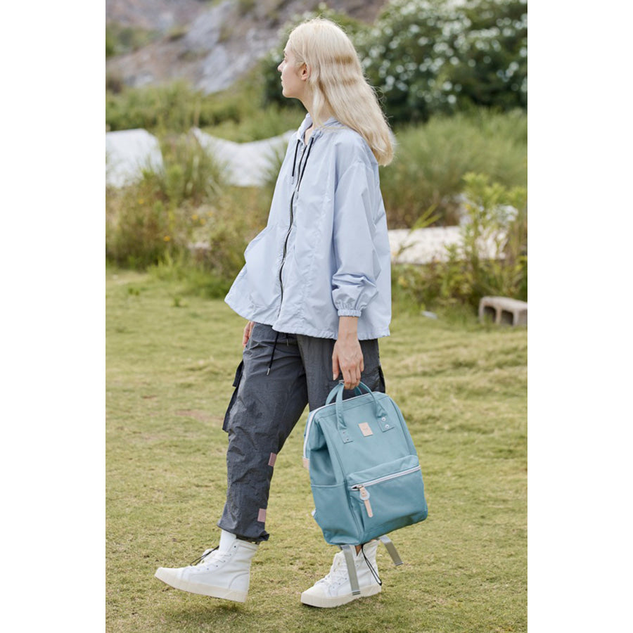 Himawari Water Resistant Canvas Backpack Bag with Side Pockets Apparel and Accessories