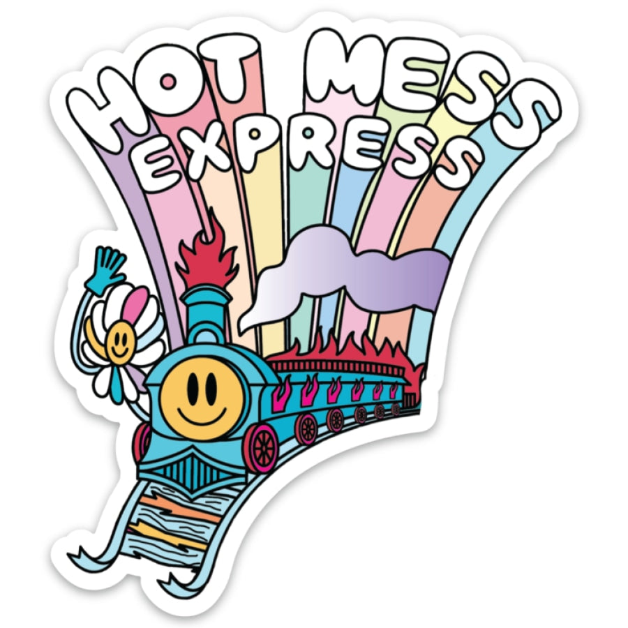 Hot Mess Express Sticker sticker