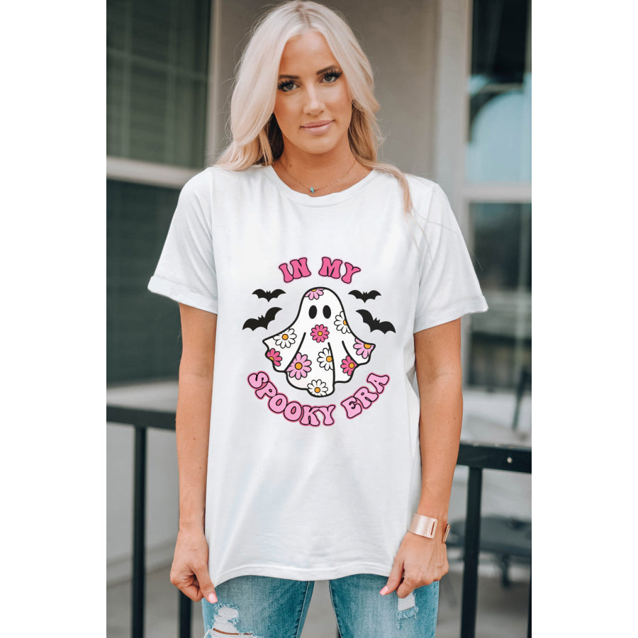 IN MY SPOOKY ERA Graphic T-Shirt White / S