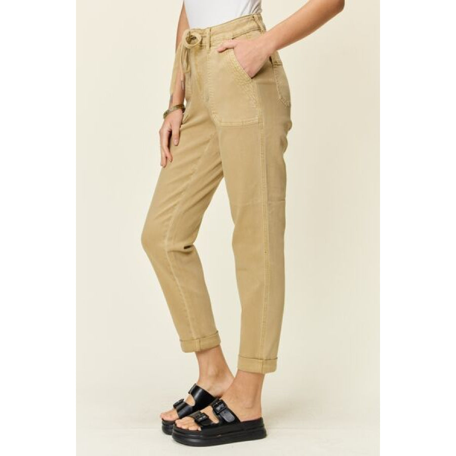 Judy Blue Full Size High Waist Jogger Jeans Apparel and Accessories