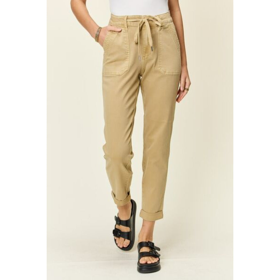 Judy Blue Full Size High Waist Jogger Jeans Apparel and Accessories