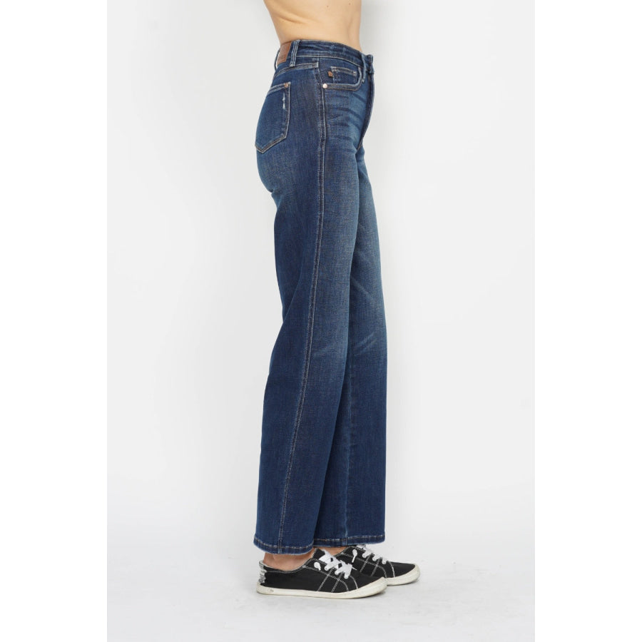 Judy Blue Full Size High Waist Tummy Control Jeans Apparel and Accessories