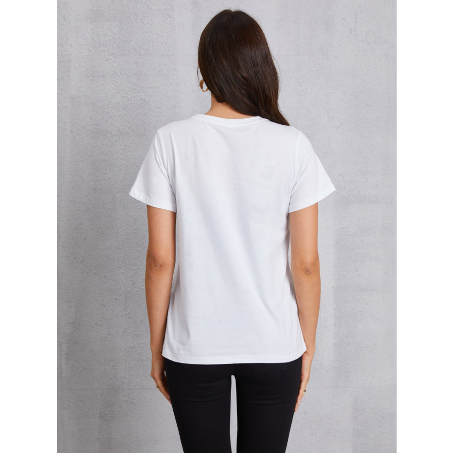 JUST A GIRL WHO LOVES DUCK Round Neck T-Shirt Apparel and Accessories