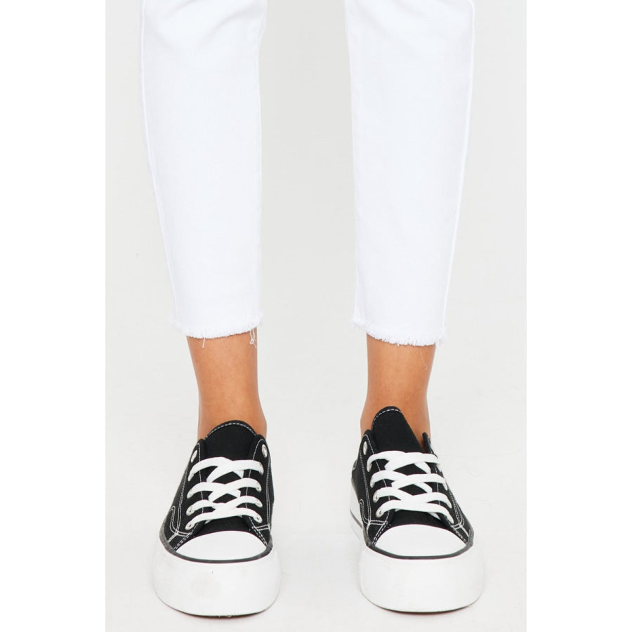 Kancan Mid Rise Ankle Skinny Jeans Apparel and Accessories