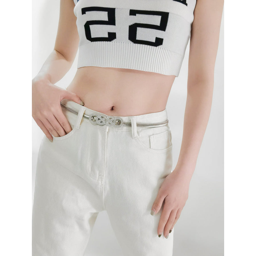 Knot Buckle Metal Belt