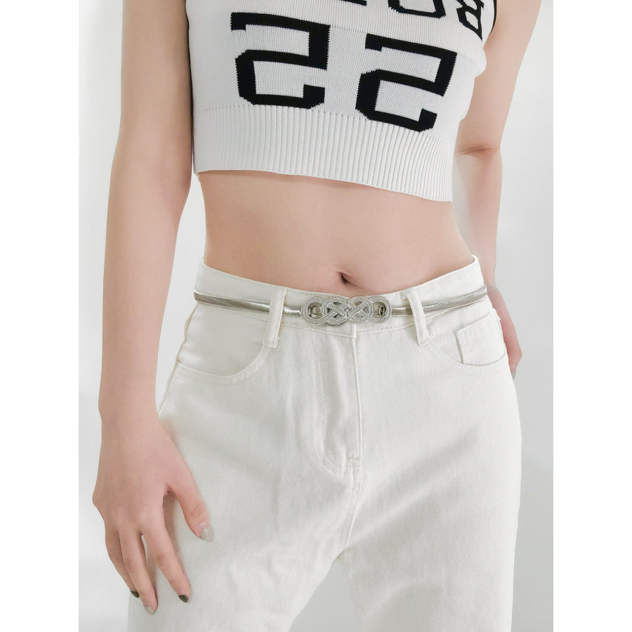 Knot Buckle Metal Belt