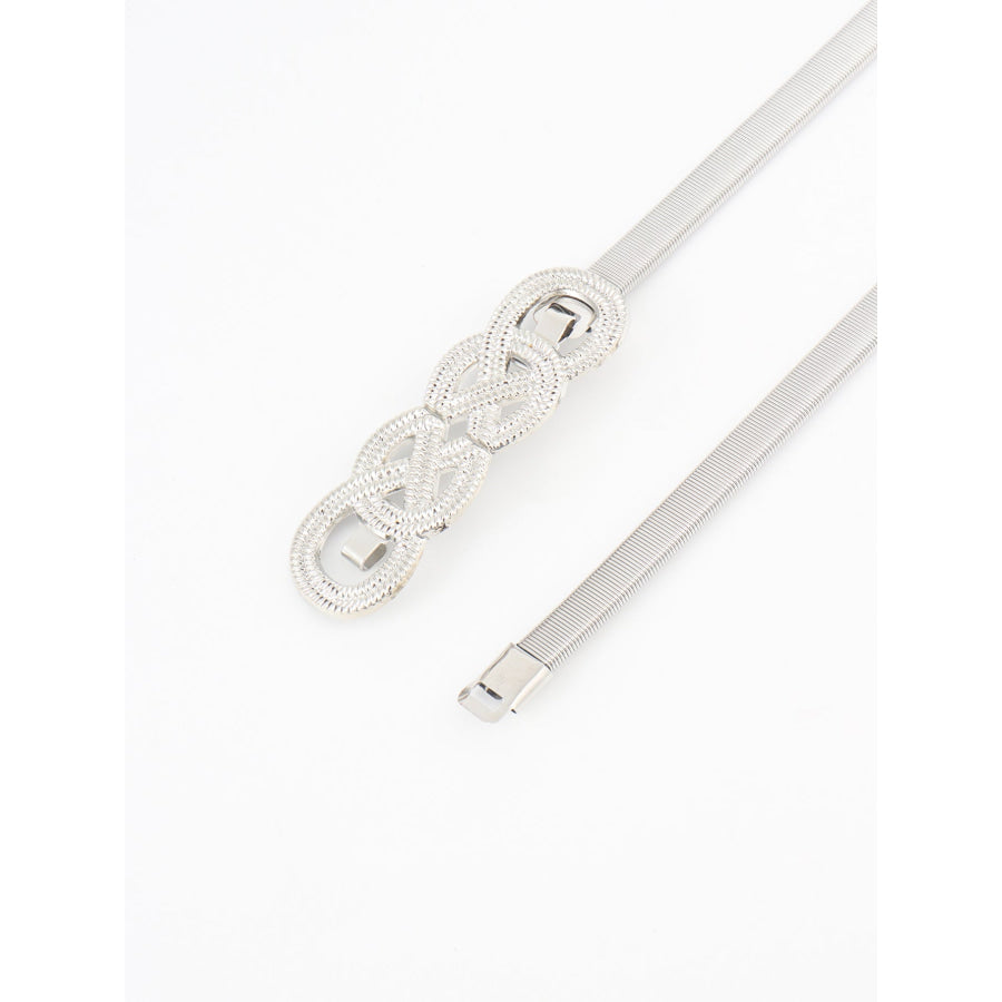 Knot Buckle Metal Belt