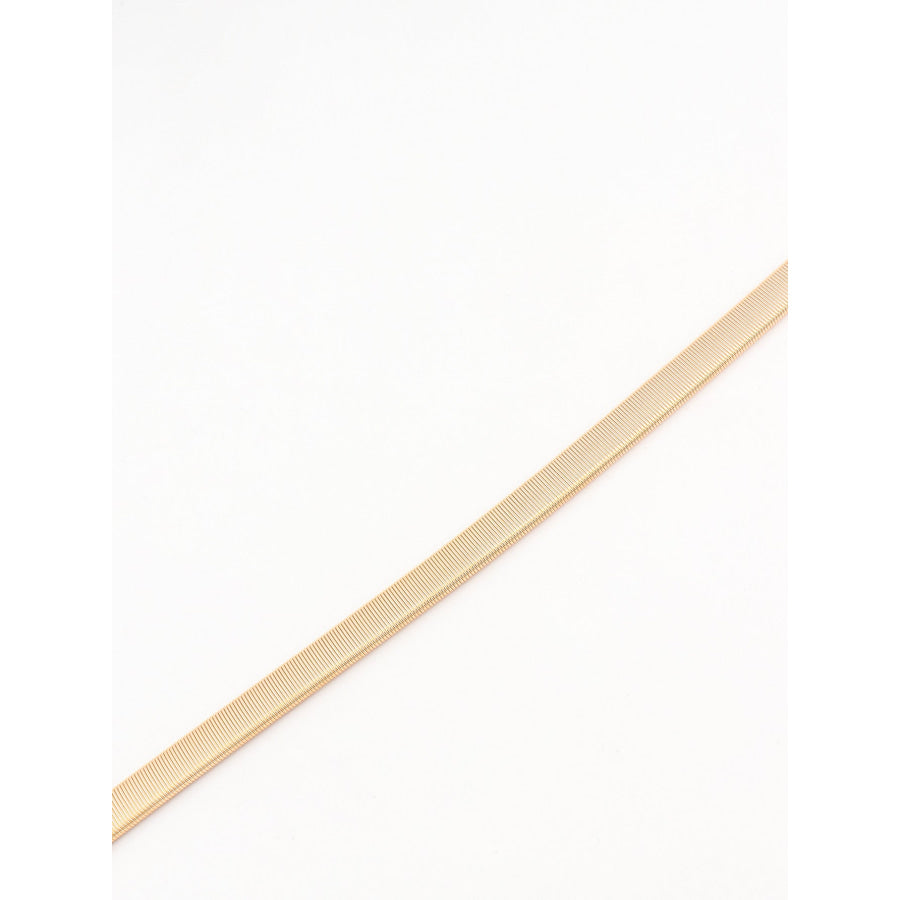 Knot Buckle Metal Belt