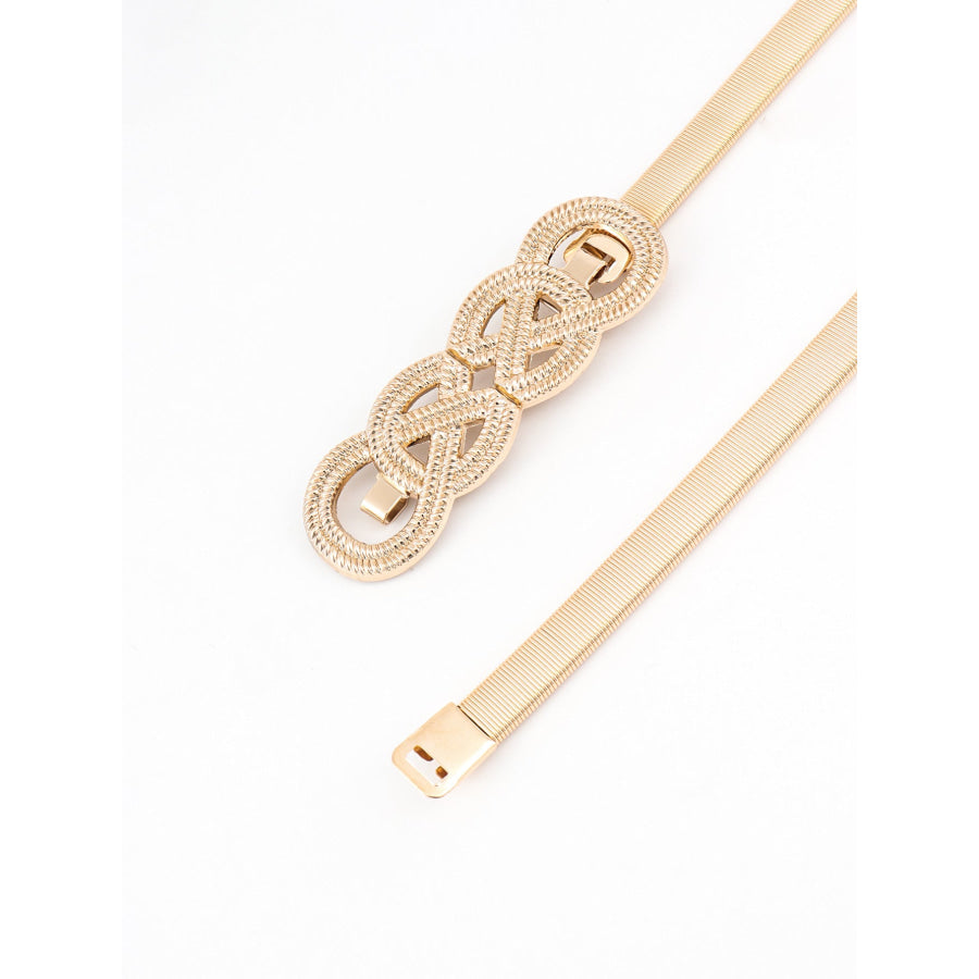 Knot Buckle Metal Belt