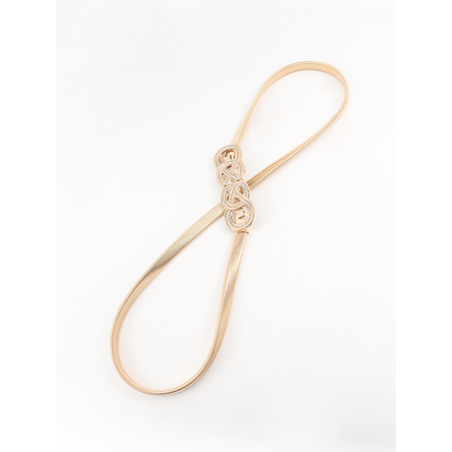 Knot Buckle Metal Belt