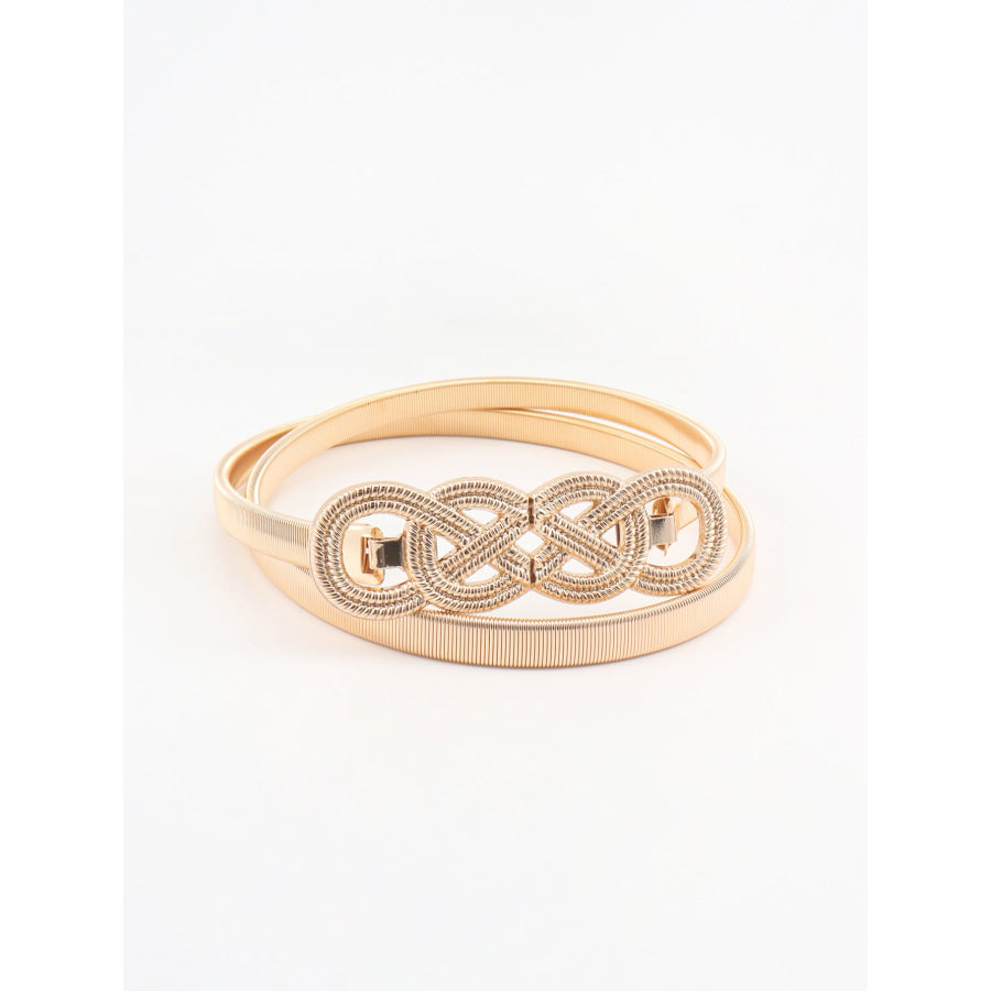 Knot Buckle Metal Belt