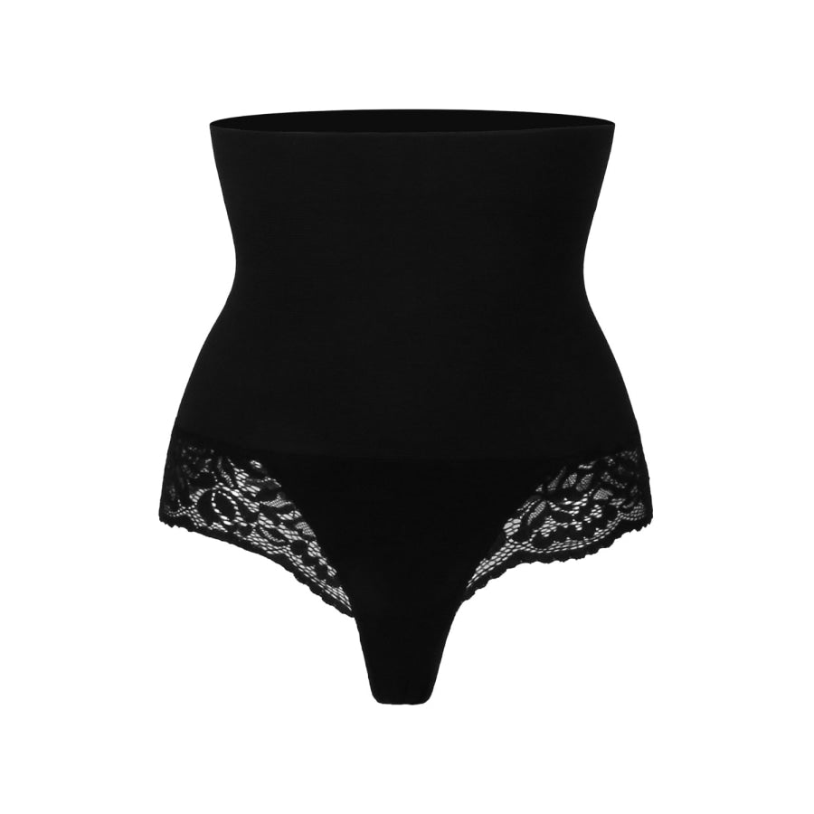 Lace Detail High Waist Shaping Panty Apparel and Accessories