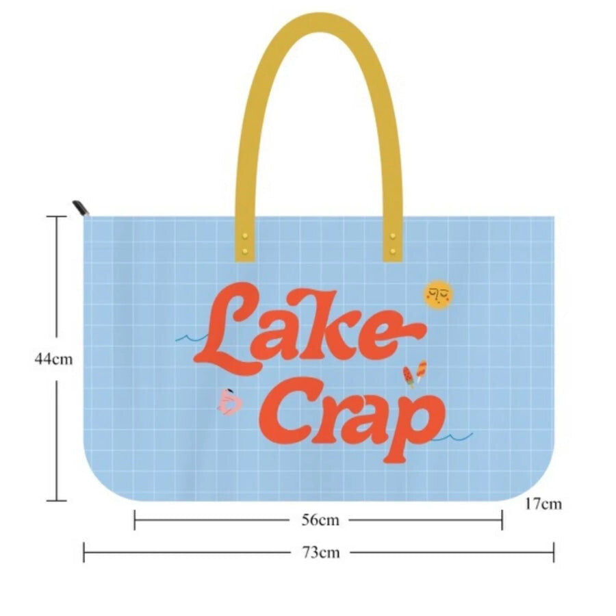 Lake Crap Extra Large Tote Bag Tote Bag