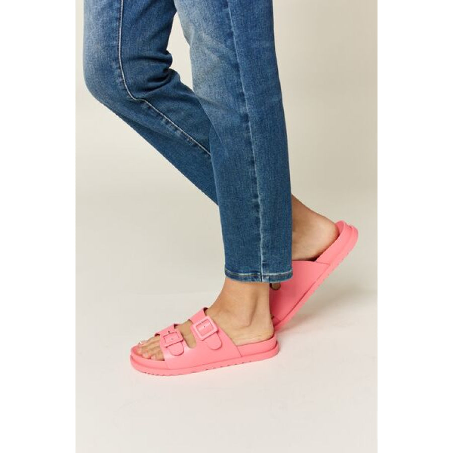 Legend Double Buckle Open Toe Sandals Apparel and Accessories