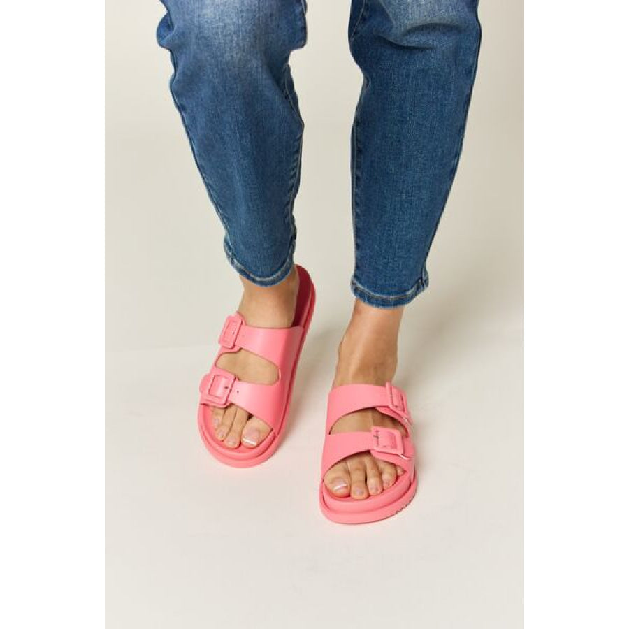 Legend Double Buckle Open Toe Sandals Apparel and Accessories