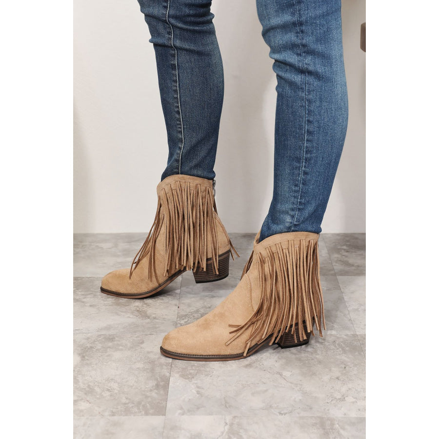 Legend Women’s Fringe Cowboy Western Ankle Boots