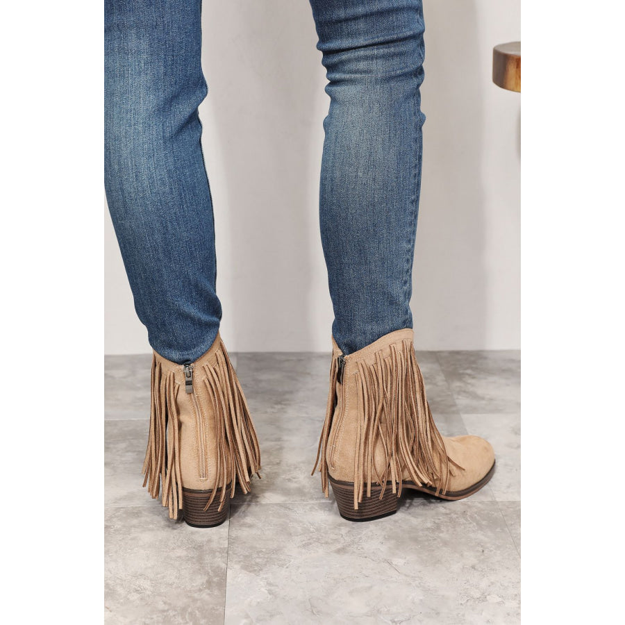 Legend Women’s Fringe Cowboy Western Ankle Boots