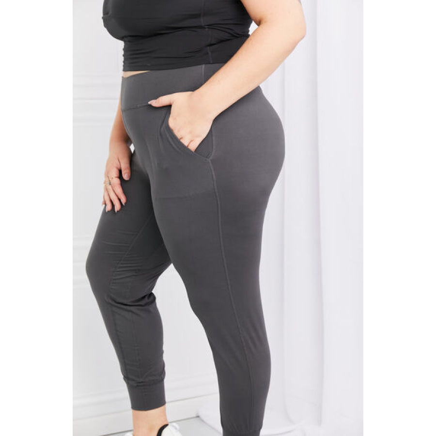 Leggings Depot Full Size Pocketed High Waist Pants Apparel and Accessories