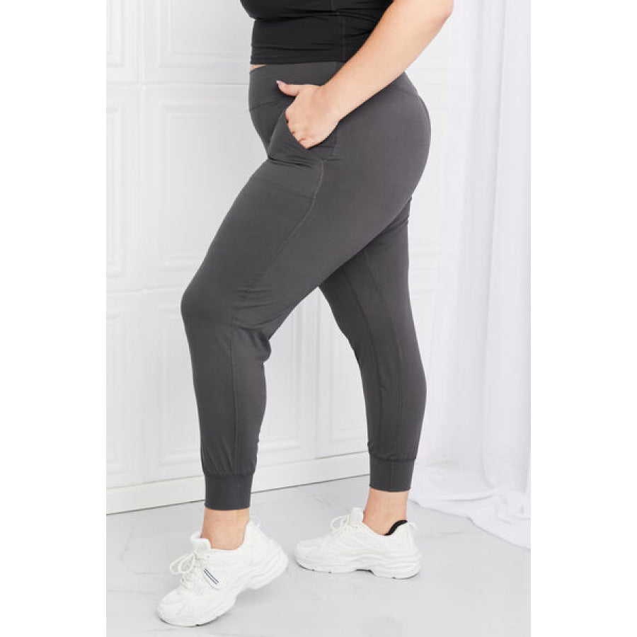 Leggings Depot Full Size Pocketed High Waist Pants Apparel and Accessories