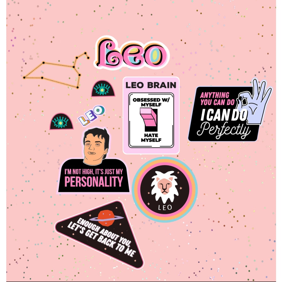 Leo Astrological Sticker Sheet sticker