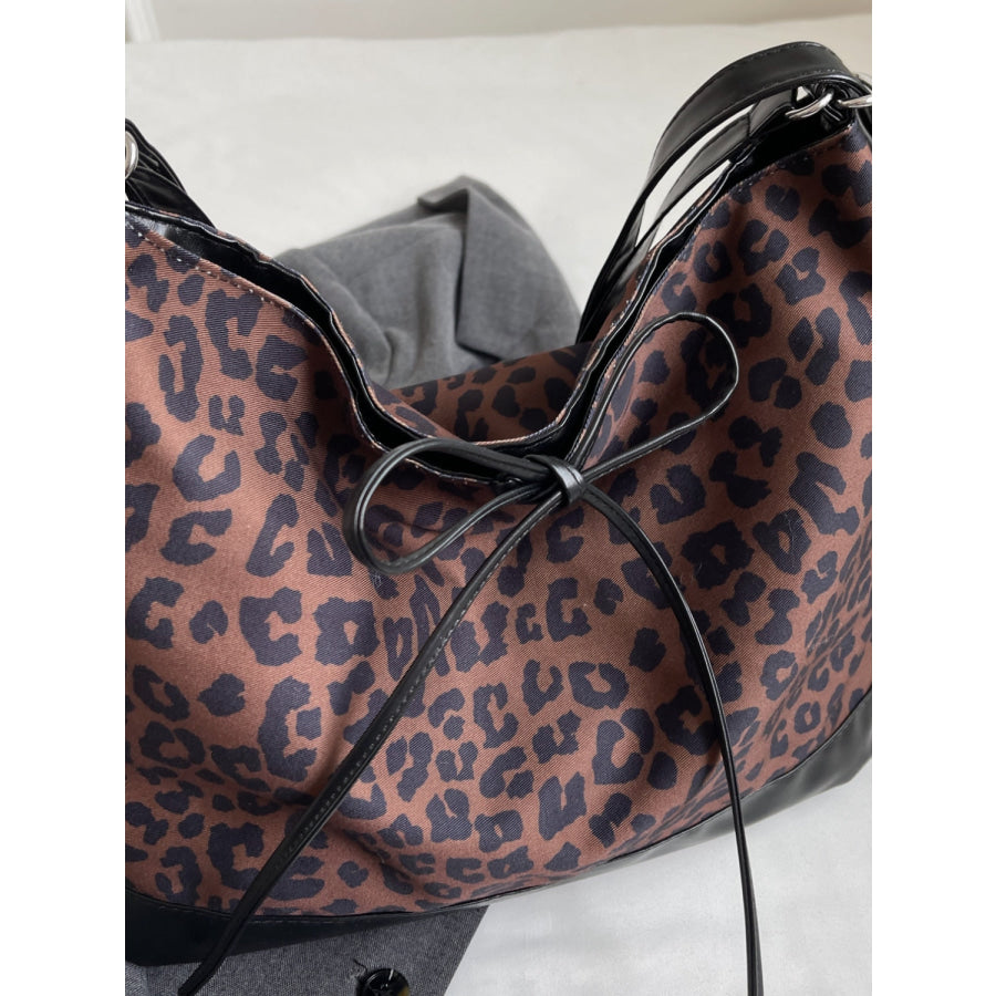Leopard Dual Purpose Crossbody Bag Apparel and Accessories
