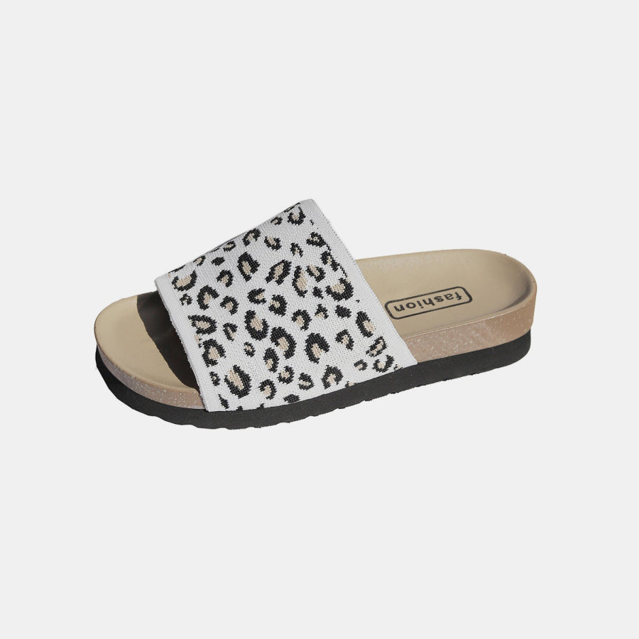 Leopard Open Toe Sandals Apparel and Accessories